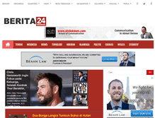 Tablet Screenshot of berita24.com